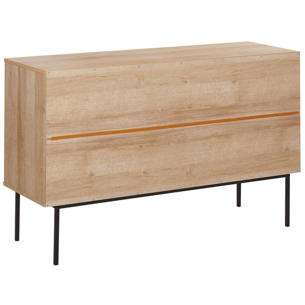 Beliani PASCO - Sideboard-Lichte houtkleur-Vezelplaat