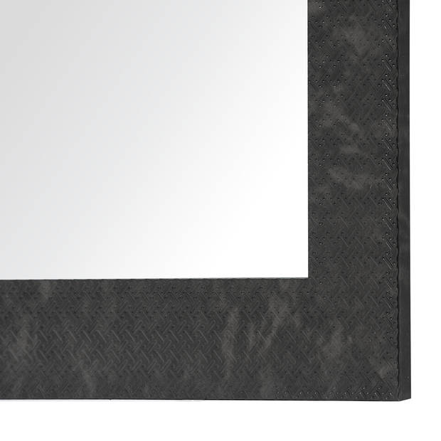Beliani PLAISIR - Wandspiegel-Zwart-Synthetisch materiaal