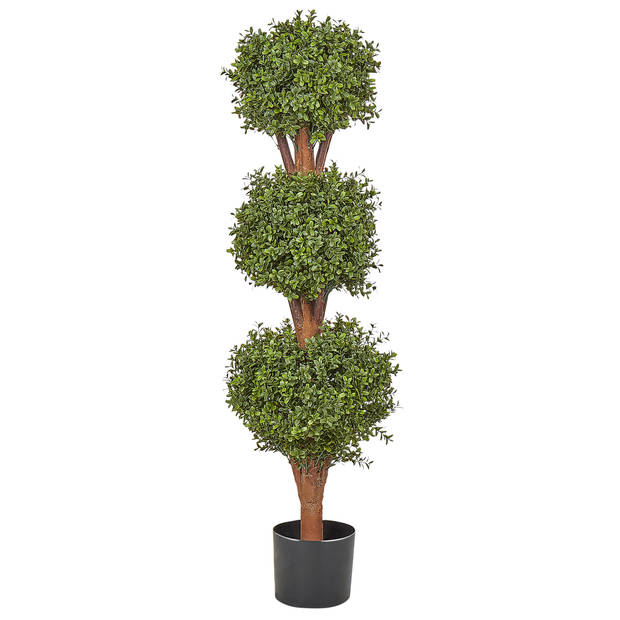 Beliani BUXUS BALL TREE - Kunstplant-Groen-Synthetisch materiaal