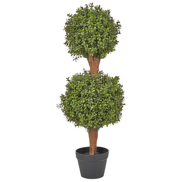 Beliani BUXUS BALL TREE - Kunstplant-Groen-Synthetisch materiaal