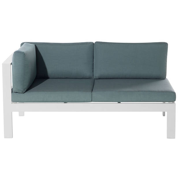 Beliani MESSINA - Loungeset-Wit-Aluminium