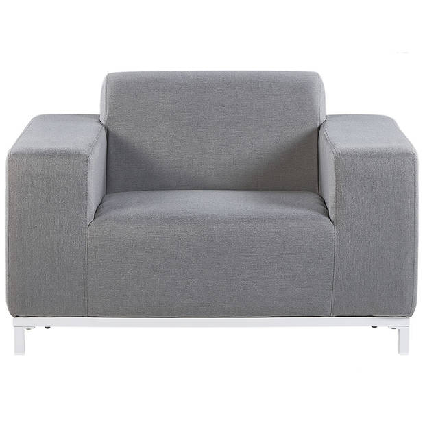 Beliani ROVIGO - Loungeset-Grijs-Polyester