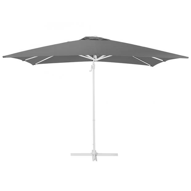 Beliani MONZA - Cantilever parasol-Grijs-Polyester