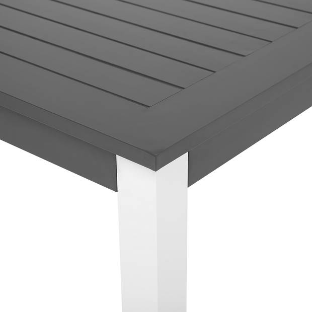 Beliani PANCOLE - Tuintafel-Grijs-Aluminium