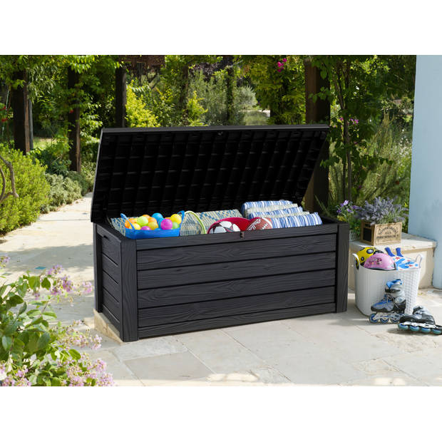 Keter Eastwood Opbergbox - 570L - 155x72.4x64.4cm - Antraciet