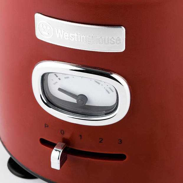 Westinghouse - Retro - Handmixer + Staafmixer + Blender - Rood