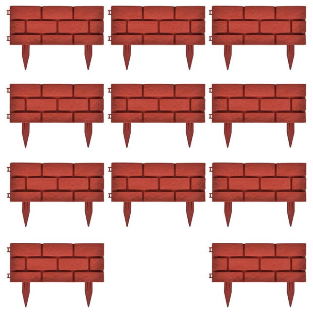 Borderranden 11 st met baksteenontwerp