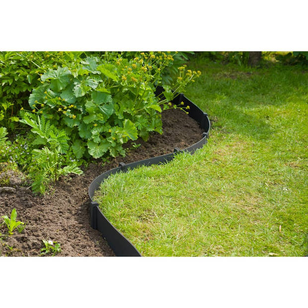 Nature Borderrandset H7,5 cm x 10 m met pen zwart