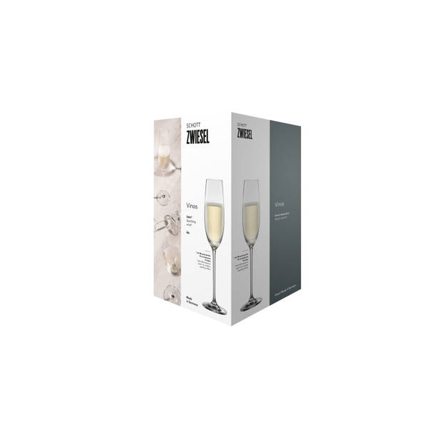 Schott Zwiesel Champagneglazen Vinos - 238 ml - 4 stuks