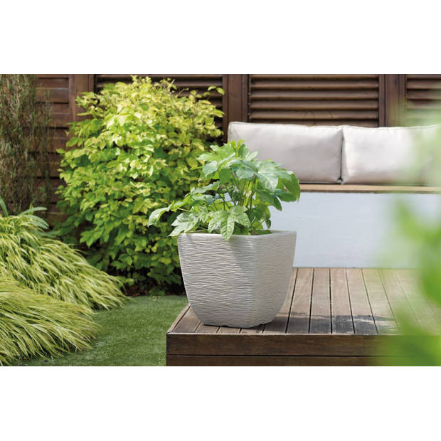 Keter Cotswold Plantenbak Vierkant - 34L - 38x38x39cm - Grijs