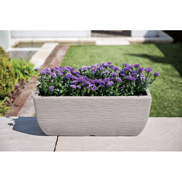 Keter Cotswold Plantenbak Rechthoek- 20L - 60x25x24cm - Grijs