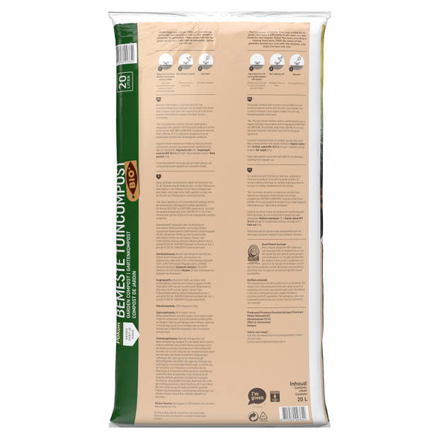 Pokon Bio Bemeste Tuincompost - 20L