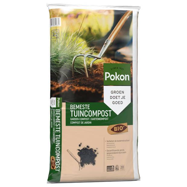 Pokon Bio Bemeste Tuincompost - 20L