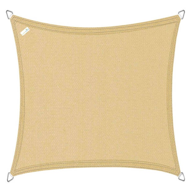 Buitenkado schaduwdoek 3x3m vierkant taupe