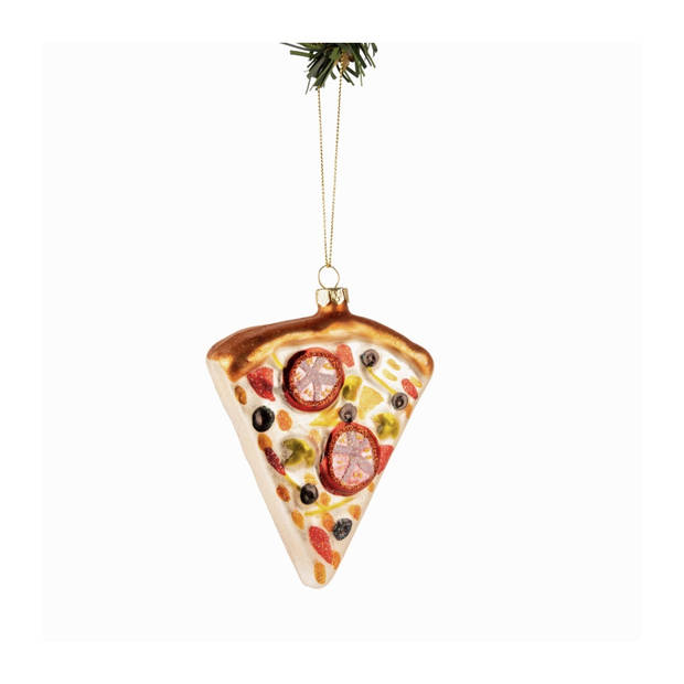 Nordic Light Kerstbal Pizza 12 cm