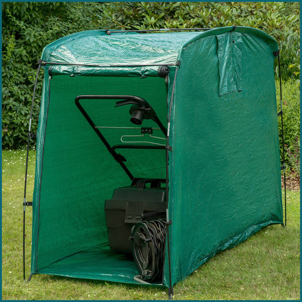 HIXA Schuurtent - Fietstent - Opbergtent - Garagetent - Groen - 180x125x85cm