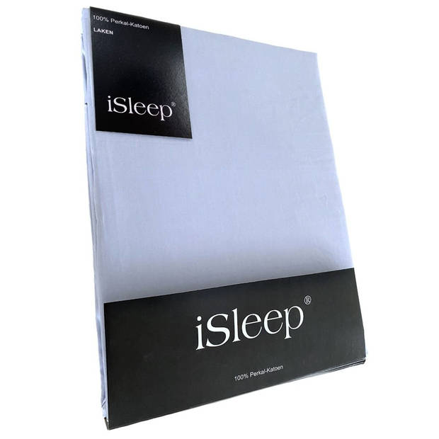 iSleep Laken Perkal Katoen - Blauw - 240x270