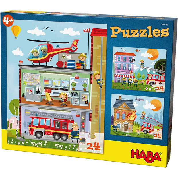 HABA Puzzels Kleine brandweerkazerne