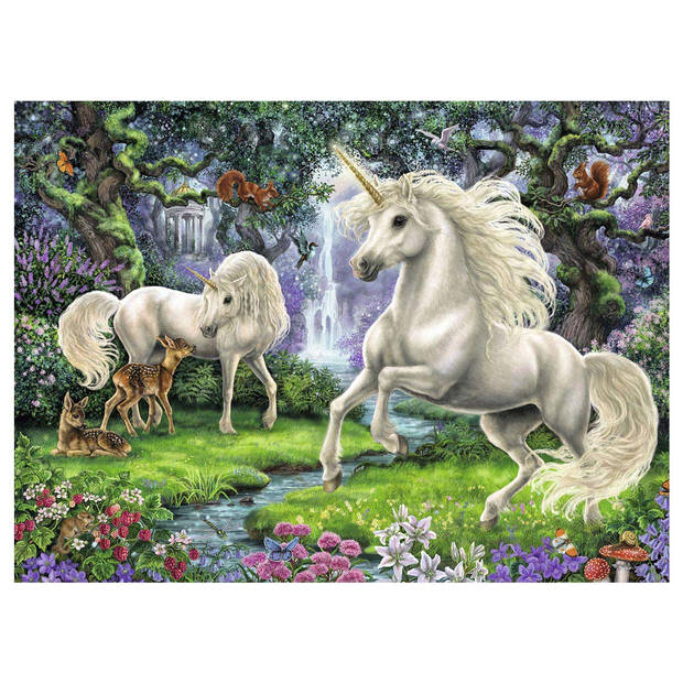 Ravensburger puzzel Mystieke eenhoorns - 200 stukjes