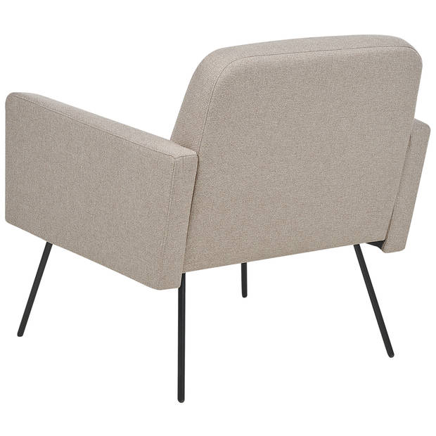 Beliani NARKEN - Fauteuil-Beige-Polyester