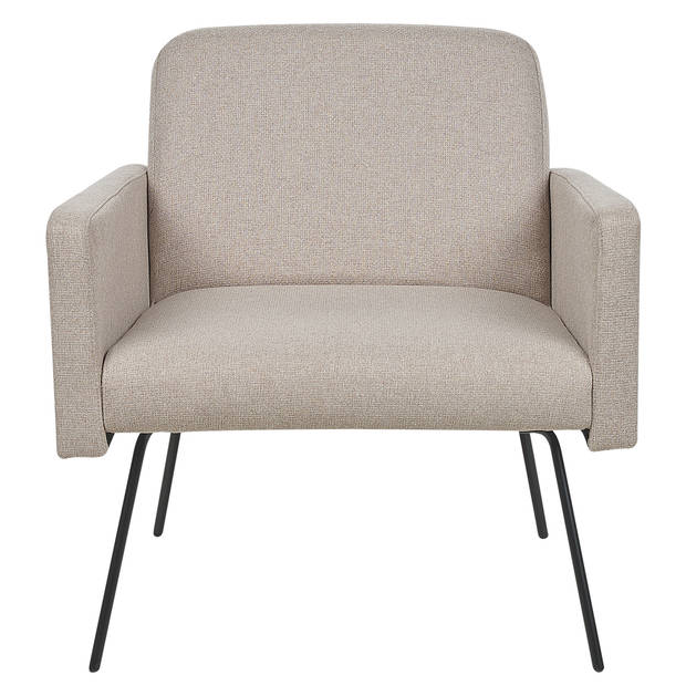 Beliani NARKEN - Fauteuil-Beige-Polyester