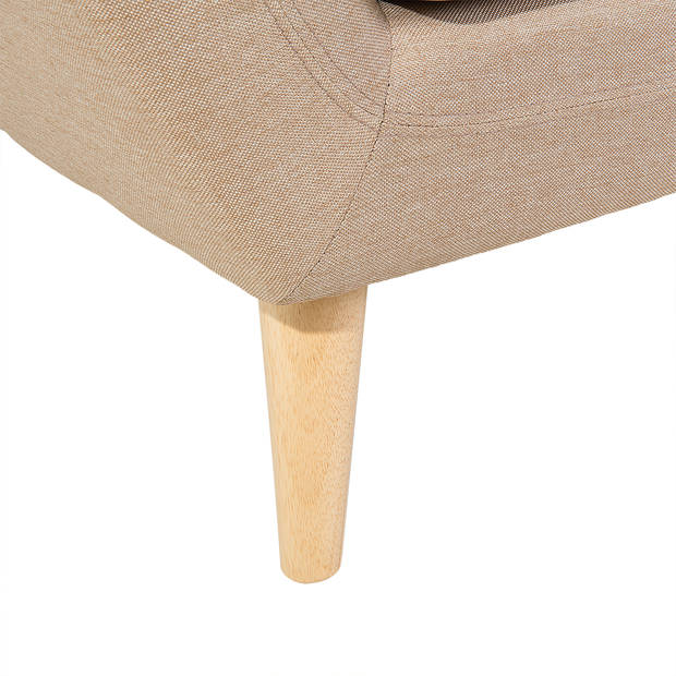 Beliani MOTALA - Fauteuil-Beige-Polyester