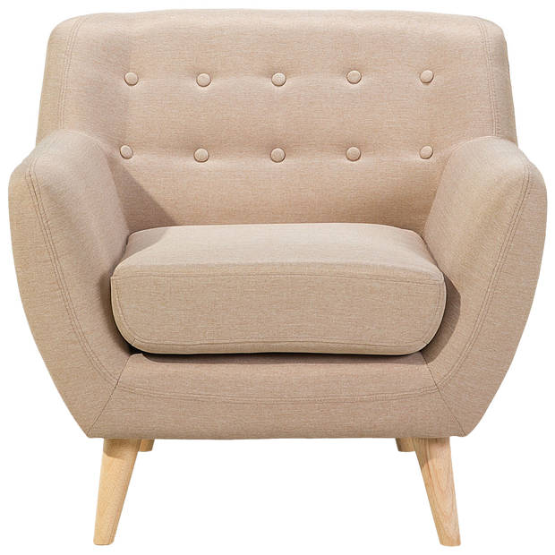 Beliani MOTALA - Fauteuil-Beige-Polyester