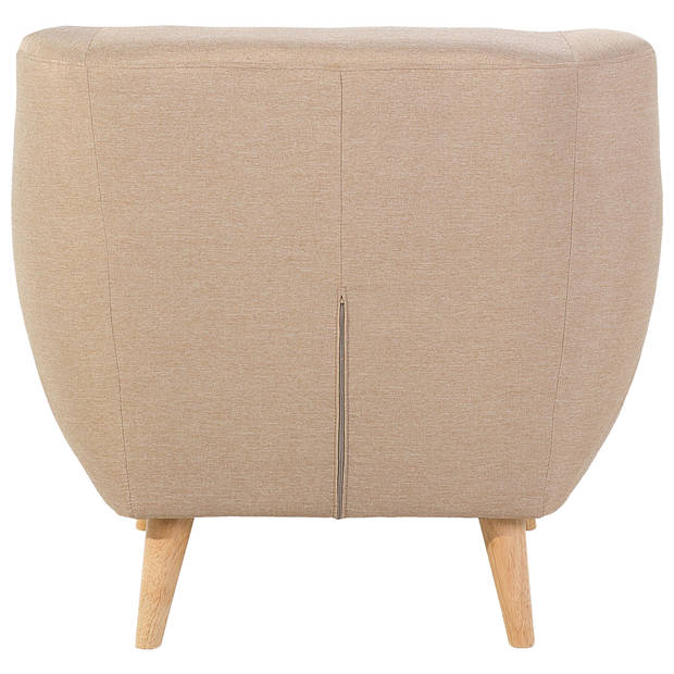 Beliani MOTALA - Fauteuil-Beige-Polyester