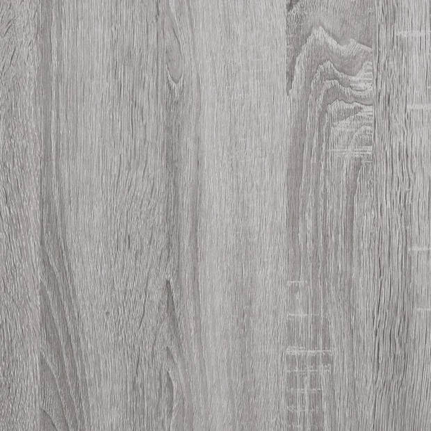 vidaXL Opbergbankje 82x42x46 cm bewerkt hout grijs sonoma eikenkleurig