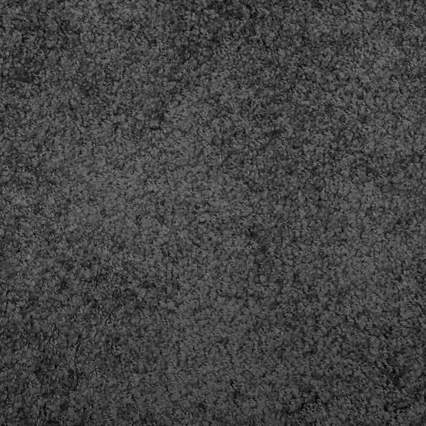 vidaXL Vloerkleed PAMPLONA shaggy hoogpolig 160x230 cm antraciet