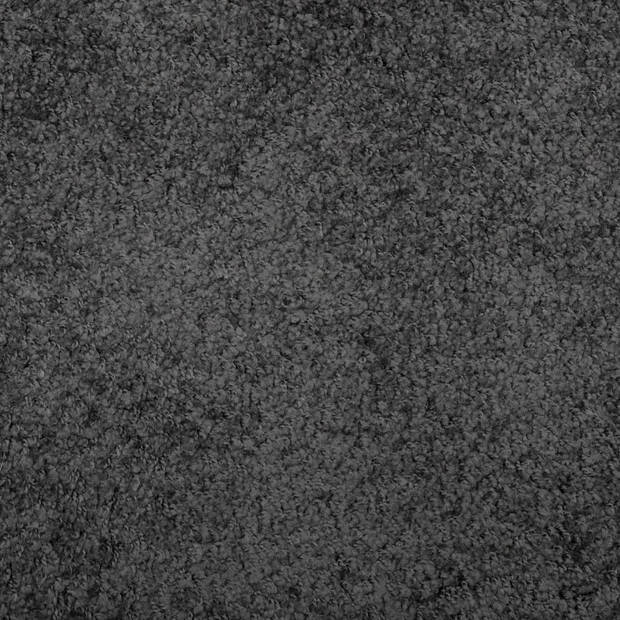 vidaXL Vloerkleed PAMPLONA shaggy hoogpolig 200x280 cm antraciet