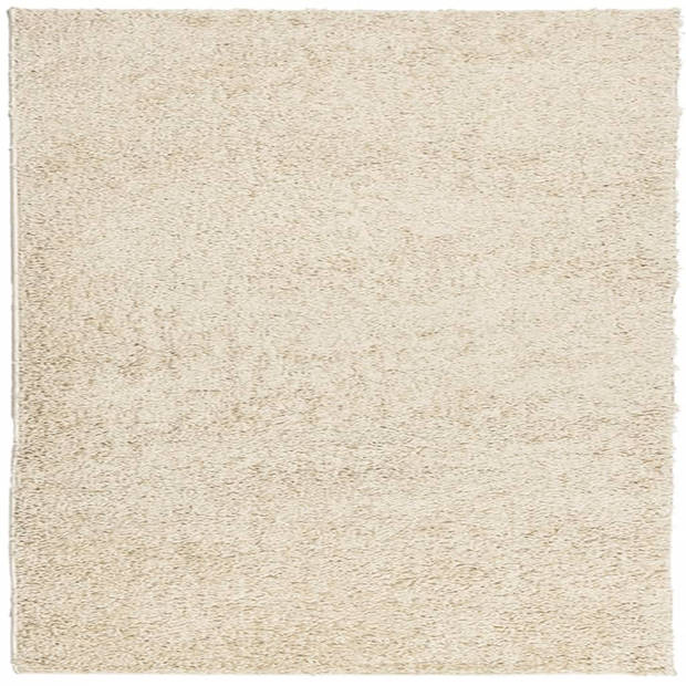 vidaXL Vloerkleed PAMPLONA shaggy hoogpolig modern 200x200 cm goud