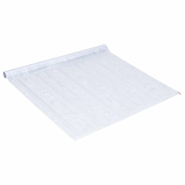 vidaXL Raamfolie bamboepatroon mat 90x500 cm PVC