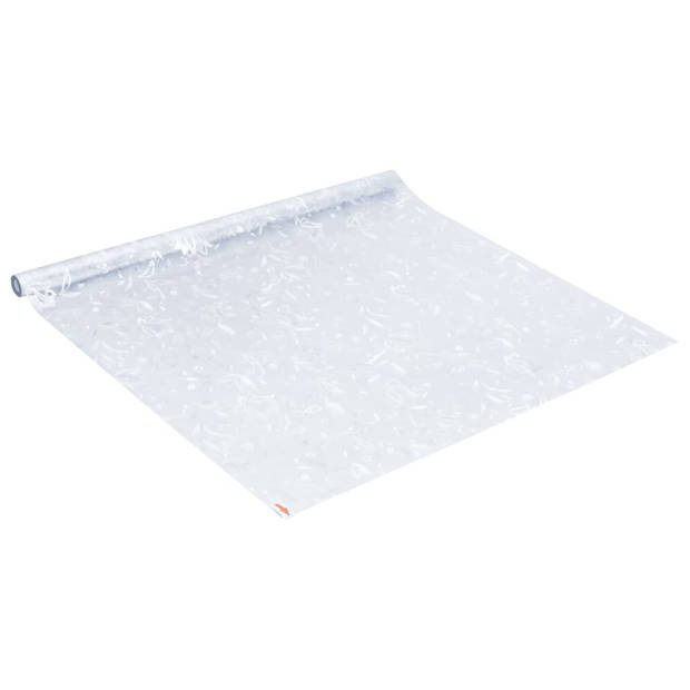 vidaXL Raamfolies 2 st mat bloemenpatroon PVC