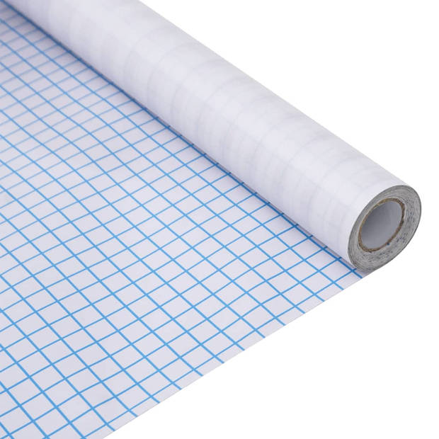 vidaXL Raamfolie strepenpatroon mat 45x2000 cm PVC