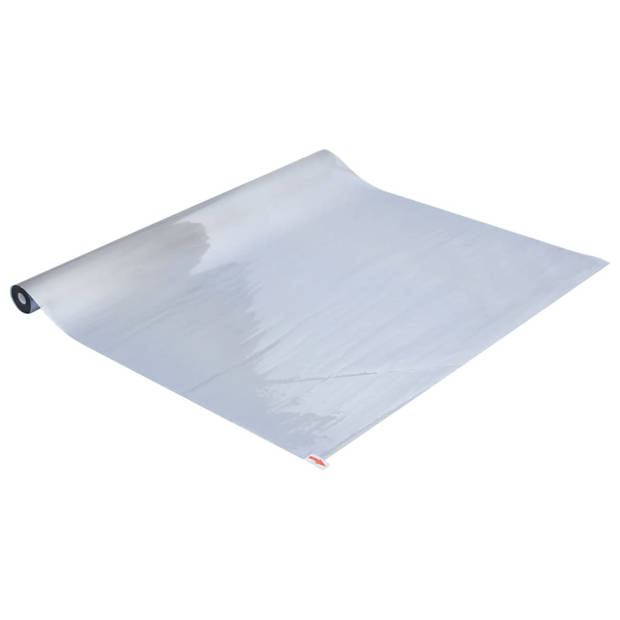 vidaXL Zonnefolie statisch reflecterend 45x500 cm PVC zilverkleurig