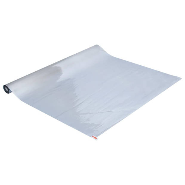 vidaXL Zonnefolie statisch reflecterend 90x2000 cm PVC zilverkleurig