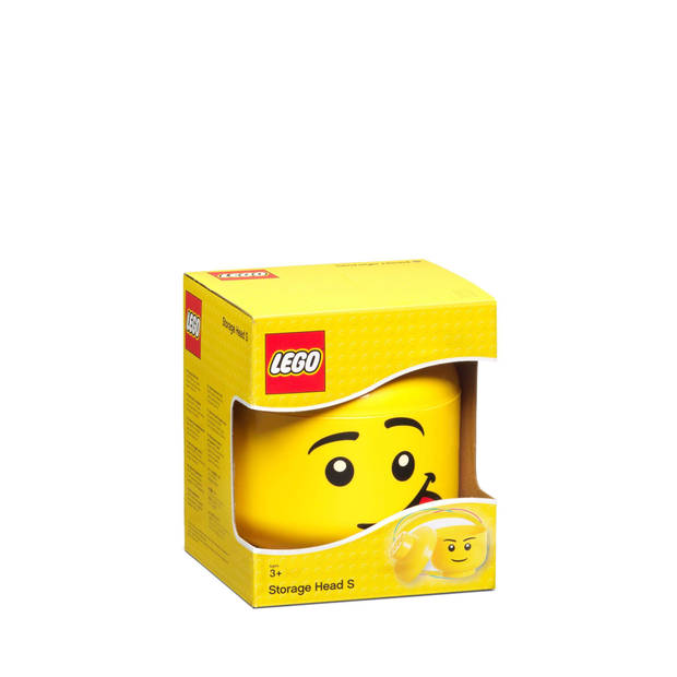 Lego - Opbergbox Hoofd Silly Klein - Polypropyleen - Geel