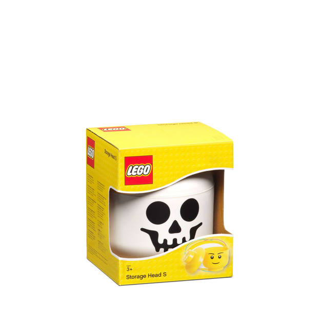 Lego - Opbergbox Hoofd Skelet Klein - Polypropyleen - Wit