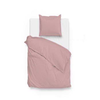 Zo Home Satinado Dekbedovertrekset Uni Katoen Satijn - shady pink 140x200/220cm