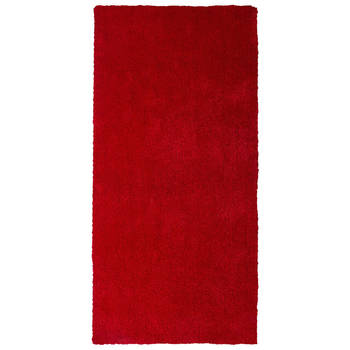 Beliani DEMRE - Hoogpolig-Rood-Polyester