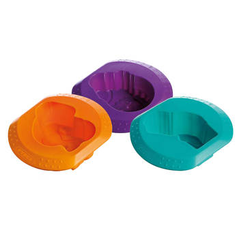 Pyrex Bakvorm Flexi Twist 14 x 12 x 4.5 cm Siliconen 3 stuks