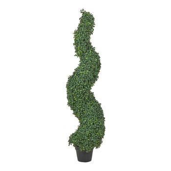Beliani BOXWOOD SPIRAL TREE - Kunstplant-Groen-Synthetisch materiaal