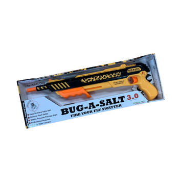 Zout pistool voor muggen - Leuke vliegenmepper - BugBuster orange crush 3.0 - Bug A Salt - Original