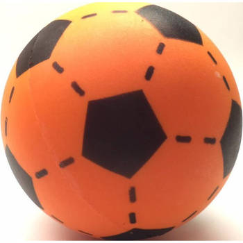 Soft foam zachte voetbal Oranje - 20cm