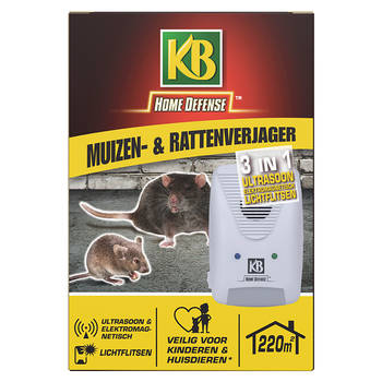 KB Muizen- en Rattenverjager Ultrasoon - 220m2