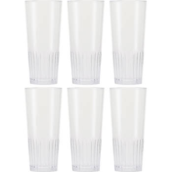 HappyGlass Bierglazen - Onbreekbaar Superglas - Matt the Man - 300 ml - 6 stuks