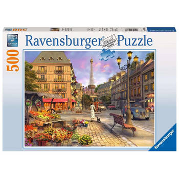 Ravensburger puzzel Wandeling door Parijs - 500 stukjes