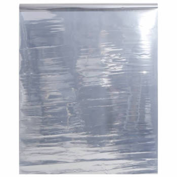 vidaXL Zonnefolie statisch reflecterend 45x1000 cm PVC zilverkleurig