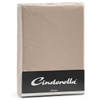 Cinderella Jersey Topper Hoeslaken Taupe-1-persoons (80/90x200/210 cm)
